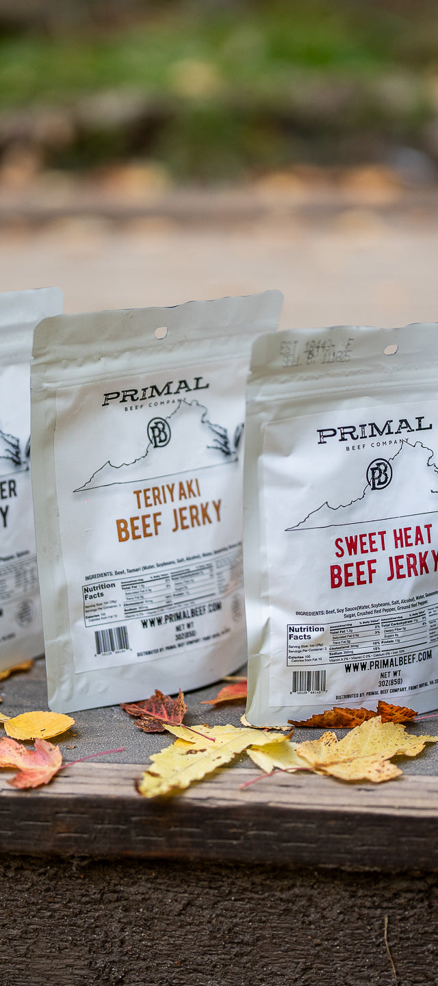 Primal Beef Jerky - Pick 6 or 12